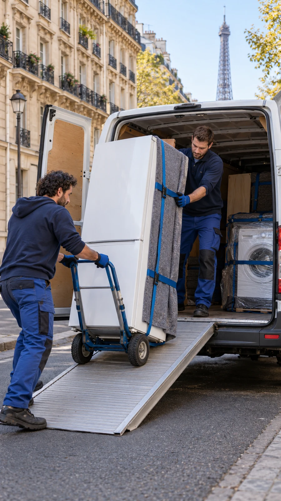 Camion avec chauffeur à Paris